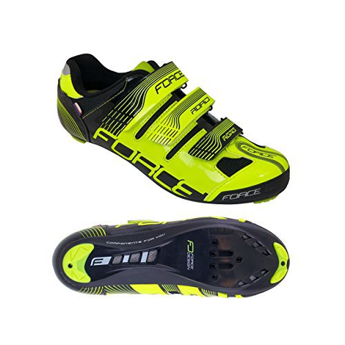 Force Rennradschuhe Race (41, fluo-schwarz)