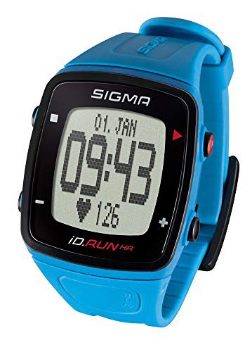 SIGMA SPORT Sigma Sport Pulsuhr iD.RUN HR pacific blue, GPS-Laufuhr, Handgelenk-Pulsmessung, Activity Tracker, Blau