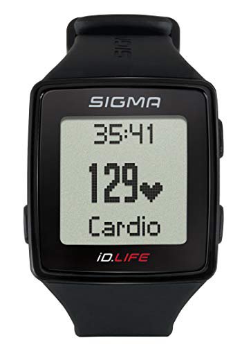 Sigma Sport Pulsuhr iD.LIFE black, Activity Tracker, Handgelenk-Pulsmessung, Schwarz