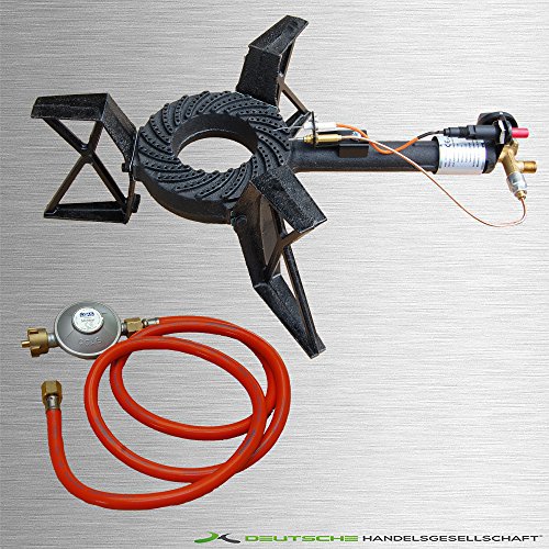 Tevex 10,5 KW 3 Fuß Profi Gaskocher Hockerkocher Gas Kocher Campingkocher Outdoor Brenner OM