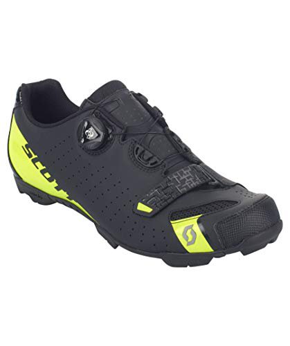 Scott Herren COMP BOA Cross-Laufschuh, matt Black/Sulphur Yellow