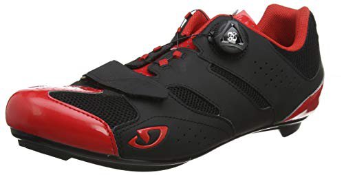 Giro Herren Savix Road Radsportschuhe - Rennrad, Mehrfarbig (Bright Red/Black 000), 43 EU