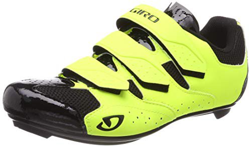 Giro Herren Techne Road Radsportschuhe-Rennrad, Mehrfarbig (Highlight Yellow 000), 45 EU