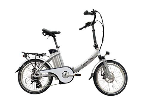 GermanXia Elektro-Faltrad Mobilemaster Touring CH-15,6 7G Shimano 20 Zoll, eTurbo 250 Watt HR-Antrieb, mit 562 Wh bis zu 140 km Reichweite nach StVZO