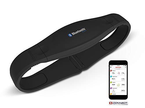 Soehnle Chest Belt Connect 100 HR mit Bluetooth-Anbindung, Brustgurt kompatibel mit weiteren Trainingsgeräten und Sportuhren, Sportuhr inklusive Pulsmesser