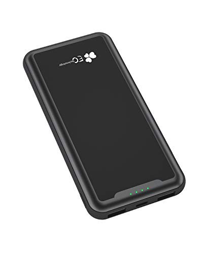 EC Technology Powerbank 15000 mAh Externer Akku mit Dual Ausgang und 2A Eingang Schnellladen mit Auto IC, Tragbares Ladegerät Power Bank Handy für Smartphones