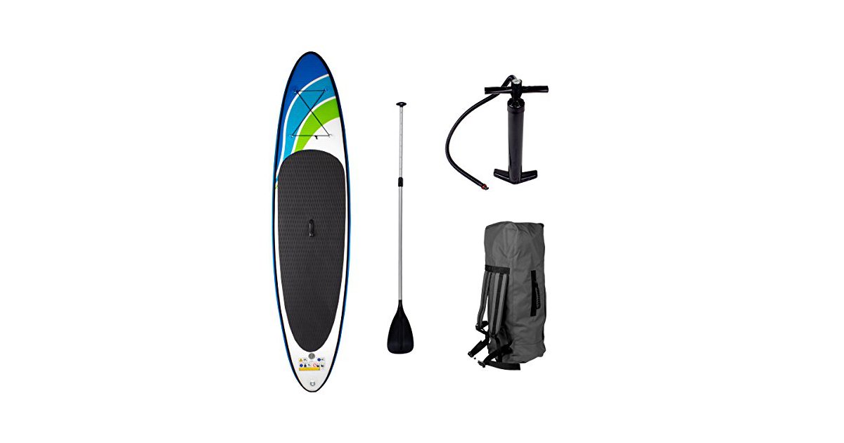 BRAST SUP Board Stand up Paddle Paddling Speed 320x76x15cm aufblasbar AluPaddel HochdruckPumpe
