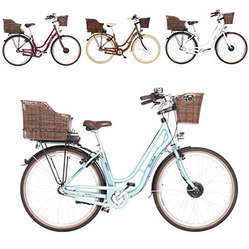 Fischer FISCHER E-Bike Retro ER 1804, verschiedene Farben, 28 Zoll, RH 48 cm, Vorderradmotor 25 Nm, 36 V Akku