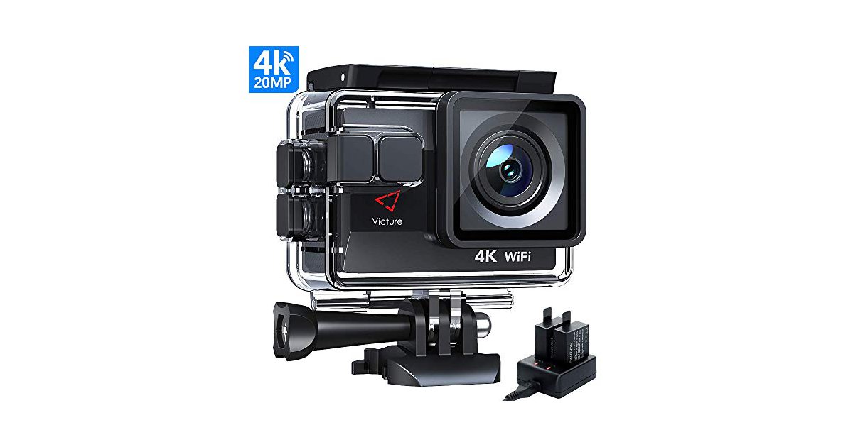 Victure AC800 Action Cam 4K WiFi 20MP Unterwasserkamera 40M