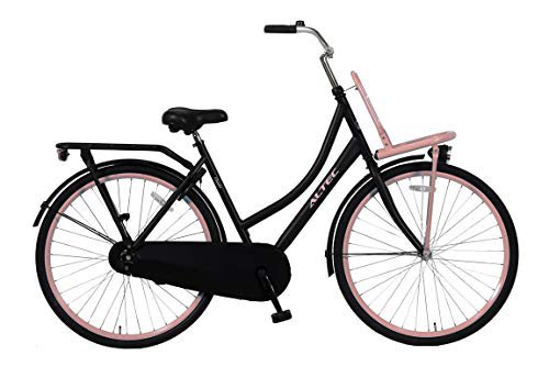 Altec 28" 28 Zoll Damen City Fahrrad Rad Bike CITYFAHRRAD DAMENFAHRRAD CITYRAD DAMENRAD RÜCKTRITTBREMSE Classic SCHWARZ PINK