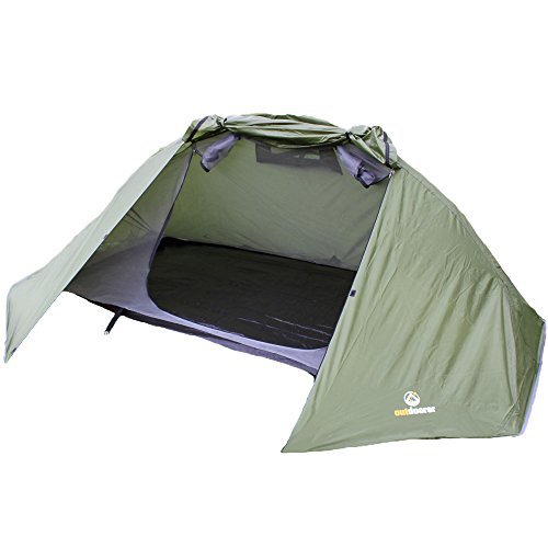 outdoorer Trekkingzelt für 1-2 Personen Trek It Easy 2, leichtes Schnellaufbau-Zelt, kleines Packmaß