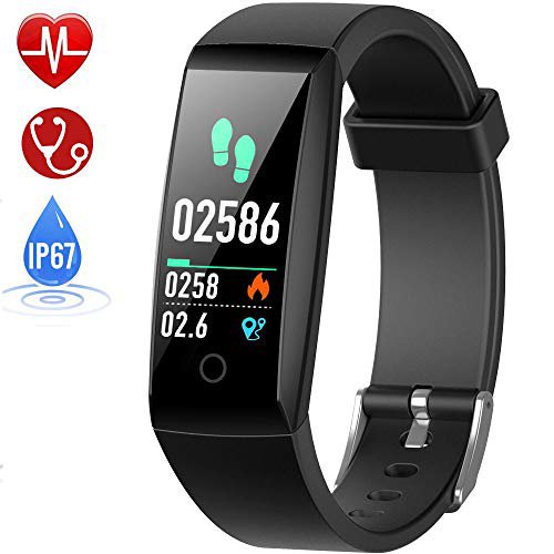 Smartwatch Fitness-Tracker Blutdruck wasserdicht Fitness Tracker Sportuhr IP67 