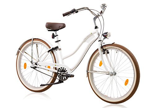 tretwerk DIREKT gute Räder Oceanside Damen Beachcruiser 26 Zoll, Damen-Fahrrad 3 Gang Nabenschaltung