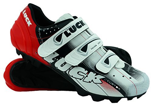 LUCK Extreme MTB Fahrradschuh, mit Carbon-Sohle, aus einem Stück Mikrofaser, ohne Nähte. Mikrofasern super atmungsaktiv und widerstandsfähig (38 EU)