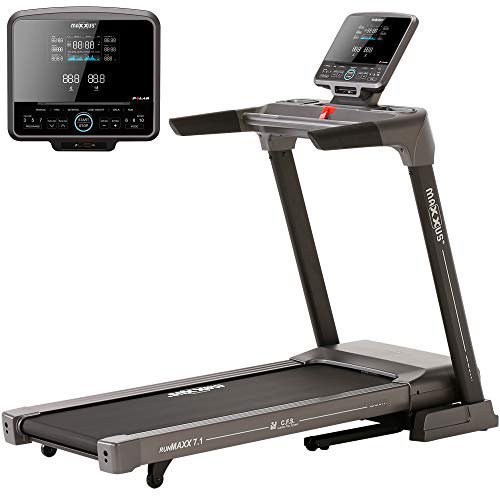 Maxxus Laufband MAXXUS RunMaxx 7.1 Klappbar - Vielseitig Einsetzbare, Platzsparende Treadmill - 18km/h, Starker 2,5 PS DC-Motor - Großzügige Lauffläche Für Sicheres Trainingsgefühl - Ideal Für Zuhause