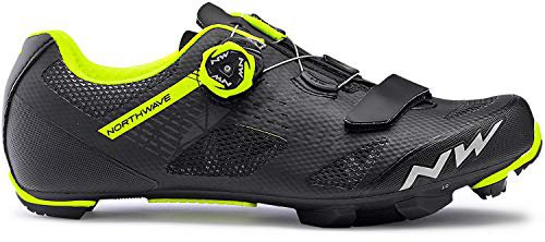 Northwave Razer MTB Fahrrad Schuhe schwarz/gelb 2020: Größe: 43