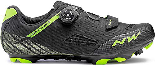 Northwave Origin Plus MTB Fahrrad Schuhe schwarz/grün 2020: Größe: 45