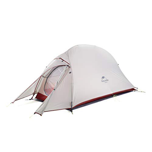 Naturehike Cloud-up Ultraleichte 1 Personen Single Zelt 3-4 Saison Camping Zelt (20D Grau Upgrade)
