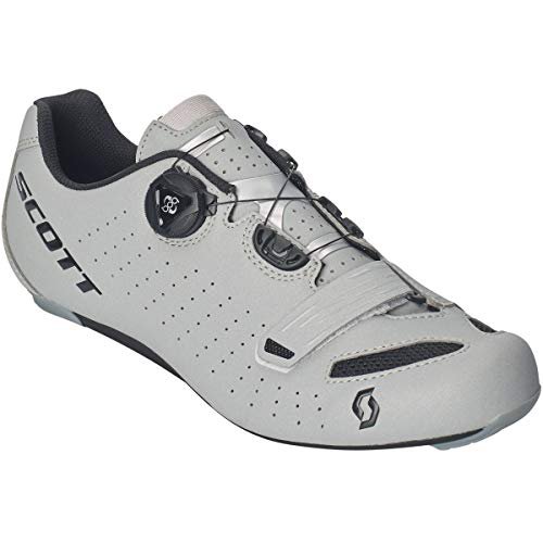 Scott Road Comp Boa Rennrad Fahrrad Schuhe Reflective grau/schwarz 2020: Größe: 48
