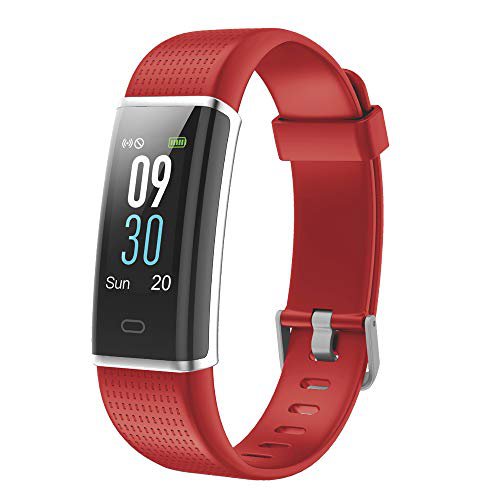 Willful Fitness-Tracker, Farbdisplay, Aktivitätstracker, wasserdicht, IP68, Schrittzähler, Pulsmesser, Kalorienzähler, Schlafmonitor, Smartwatch für Damen und Herren, Anruf SMS, Push für Android iOS