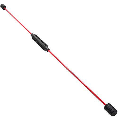 GORILLA SPORTS ® Schwingstab Rot/Schwarz 160 cm – Swingstick aus Fiberglas