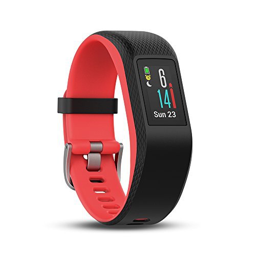 Garmin vívosport GPS-Fitness-Tracker, 24/7 Herzfrequenzmessung am Handgelenk, integriertes GPS, vorinstallierte Lauf-App, hochauflösendes Farb-Touchdisplay (Generalüberholt)