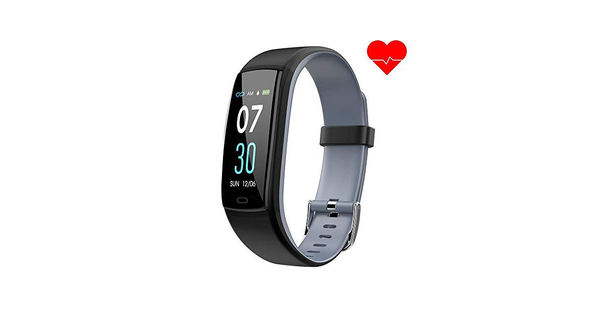 Dwfit Fitness Armband mit Pulsmesser,Wasserdicht Blutdruckmesser