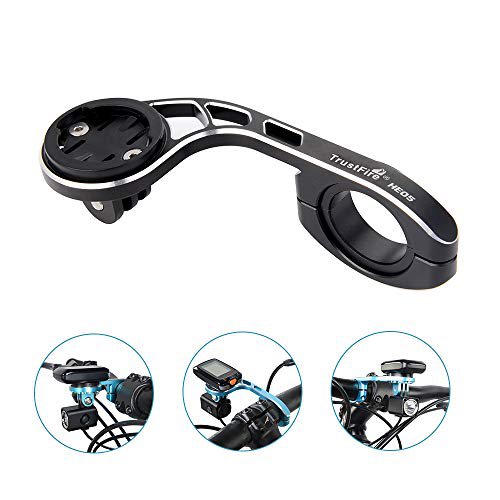 TrustFire Fahrrad Halterung GPS Fahrradcomputer Lenkerhalterung Radfahren Halter für Sport Kamera Go Pro Garmin Edge, Bryton - Schwarz