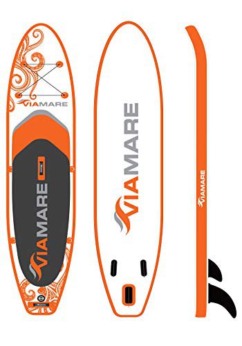VIAMARE SUP Board Set 330 S Octopus orange
