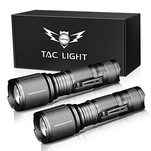 PUAIDA Puaida LED Taschenlampe, 1600 Lumen Extrem Hell Tragbare Taschenlampe, 5 Modi Zoombare Handlampe Wasserdicht für Outdoor Camping Wandern