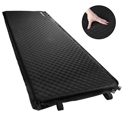 Bessport Selbstaufblasende Isomatte, mit 5cm Dicke Camping Isomatte Schlafmatte Ultraleicht Kleines Packmaß - ideal für Wandern, Backpacking und Outdoor (6 Größen)