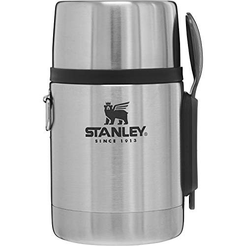 Stanley Unisex – Erwachsene Adventure Food Jar, 532 ml Behälter, Silver, Edelstahl
