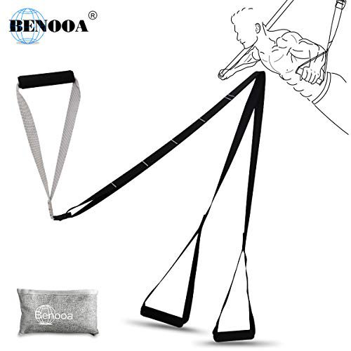 Benooa Suspension Trainer Kit,Fitnesstraining Kit,Schlingentrainer Trainer,Widerstandsbänder,Professionelles Suspendierungs-Trainingssystem für Kraftsportler und Outdoor-Leichtgewichtler