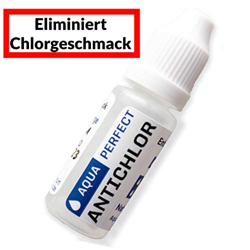 AquaPerfect Antichlor | Eliminiert Chlorgeschmack in Trinkwasser | 3% Lösung Natriumthiosulfat zur Aufbereitung von gechlortem Wasser