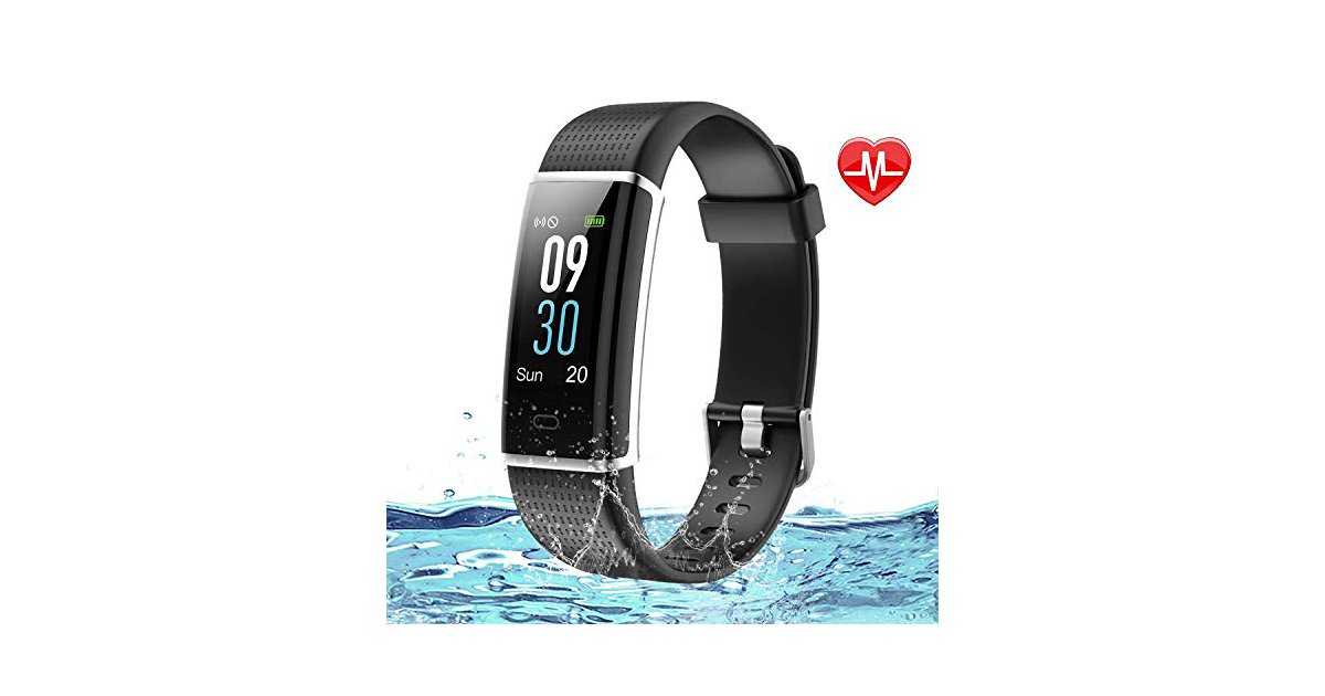 Lintelek Fitness Armband Wasserdicht IP68 Fitness Tracker