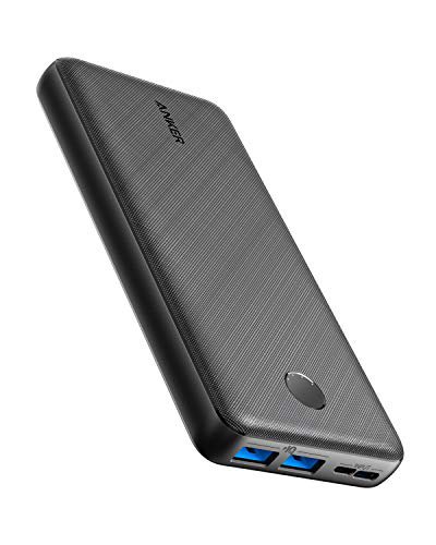 Anker Powerbank  PowerCore Essential, 20000mAh externer Akku mit PowerIQ Technologie und USB-C Eingang, enorme Energiedichte, kompatibel mit iPhone, Samsung, Huawei, iPad und mehr