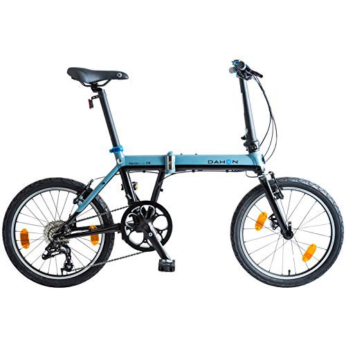 Dahon Unisex Fahrrad Hemingway D9 Faltrad, 9 Gang, 20", Blau Schwarz, DH-HW-20