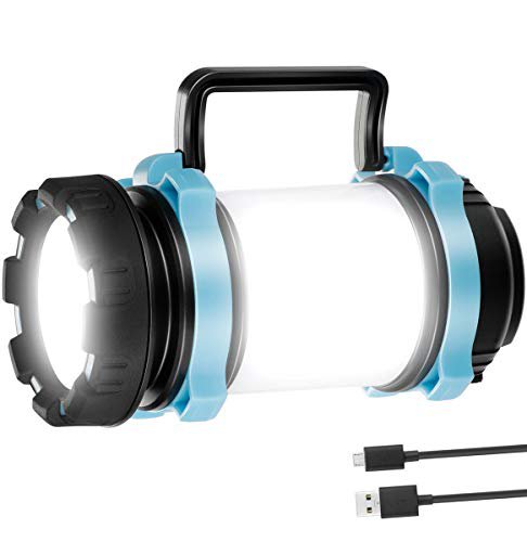 VINTONEY Campinglampe, Campingleuchte Zeltlampe wasserdicht tragbar Faltbare LED Camping Laternen wiederaufladbare LED Campinglampe 4 Modi für Outdoor, Wandern, Nachtangeln, Jagen, Picknick