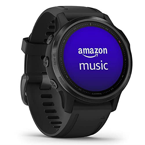 Garmin fenix 6S PRO - schlanke GPS-Multisport-Smartwatch mit Sport-Apps, 1,2" Display und Herzfrequenzmessung am Handgelenk. Musikplayer, Karten, WLAN und  Pay. Wasserdicht, bis 9 Tage Akku