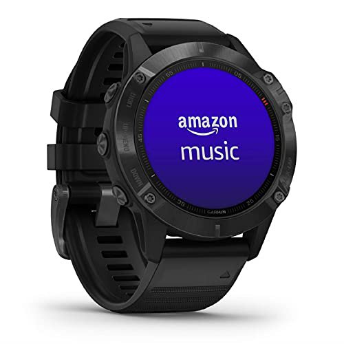 Garmin fenix 6 PRO - GPS-Multisport-Smartwatch mit Sport-Apps, 1,3" Display und Herzfrequenzmessung am Handgelenk. Musikplayer, Karten, WLAN und  Pay. Wasserdicht bis 10 ATM, bis 14 Tage Akku