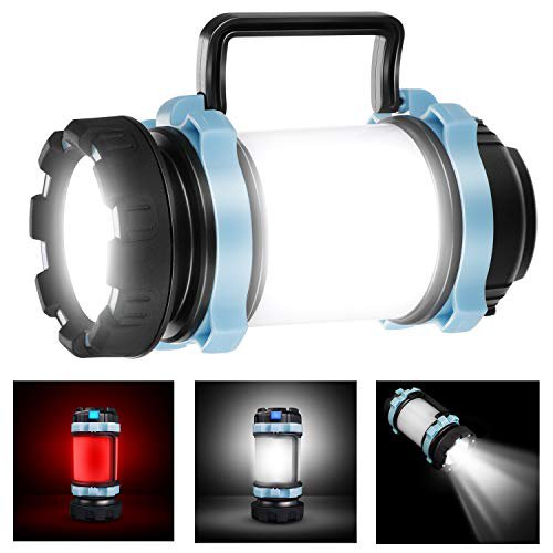 EXTSUD Multifunktionale Camping Lampe 1000 LM Handlampe Tragbare LED Camping  Laterne Helle Suchscheinwerfer Led USB Lampe