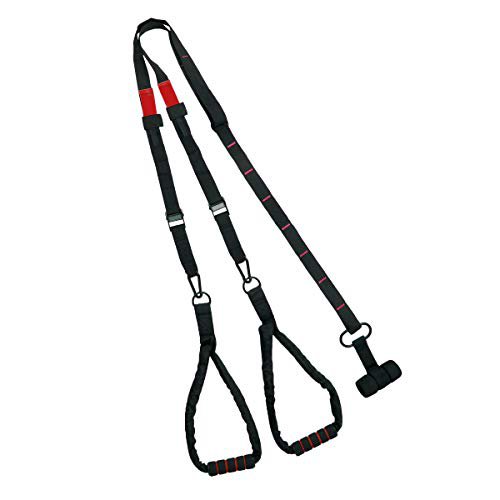 Topfit Multifunktionaler Schlingentrainer Schlingentraining Set mit Türanker für Ganzkörpertraining Sling Trainer