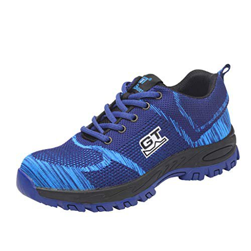 JackRuler Neu Outdoor Herren Camouflage Atmungsaktiv Arbeitsschuhe Sicherheitsschuhe Laufschuhe,Traillaufschuhe Turnschuhe Schnürer Sportschuhe Rutschfeste Freizeit Sport Sneaker Sportlich Fitnessschuhe