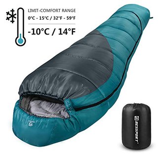 Deckenschlafsack Mumienschlafsack Schlafsack 0 ~ 15°C Camping Zelt Outdoor TOP 