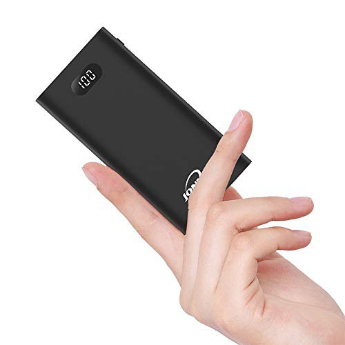 JONKUU Powerbank 26800mAh Handy Externer Akku Klein LCD Tragbares Ladegerät Mini Hohe Kapazität Akkupack Dual USB Ports mit Type C Eingang Externer Batterie Pack für iPhone iPad Samsung Nintendo Switch
