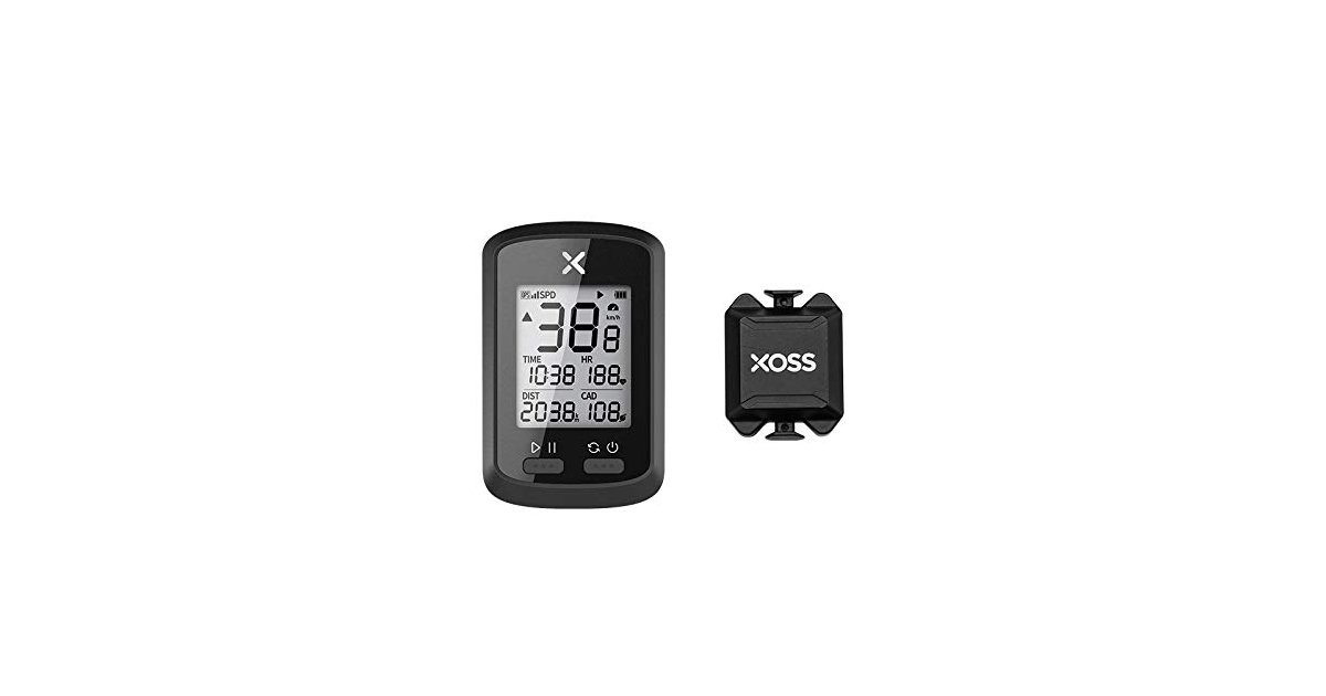 Xoss - Fahrradcomputer mit GPS, Wireless G Tachometer, Bluetooth