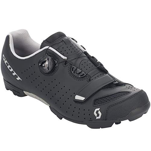 Scott MTB Comp Boa Fahrrad Schuhe schwarz/silberfarben 2020: Größe: 43
