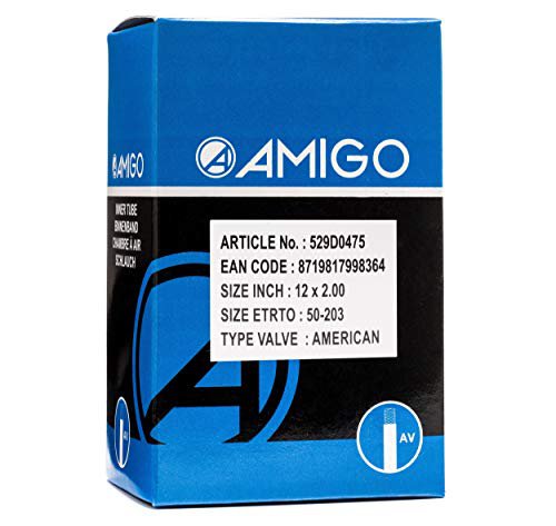AMIGO Amigo Fahrradschlauch 12 Zoll 50-203 - autoventil