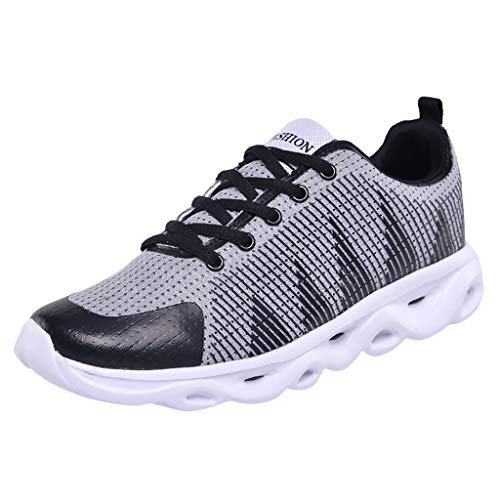 Koly-Schuhe Herren Schuhe Kolylong® Männer Mesh Atmungsaktiv Ultraleicht Joggingschuhe Verschleißfest Schnürer Sneaker Stoßdämpfung Dämpfung Outdoor Sneakers Straßenlaufschuhe Laufschuhe Running Sneaker