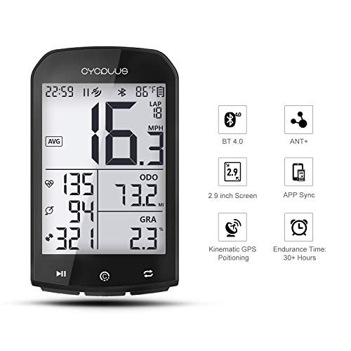 CYCPLUS GPS Fahrradcomputer, wasserdichte Fahrradtacho und